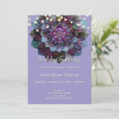 Invitation Conseil des Feuilles | Mandala Art P&B (Debout devant)