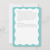 Invitation Conseil d'information de service bat mitzvah gris  (Dos)