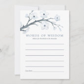 Invitation Conseil Fête des mariées Cherry Blossoms (Devant)