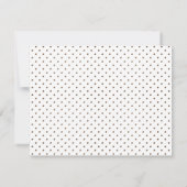 Invitation Conseil Mariage de la Fête de l'mariée des fleurs (Dos)