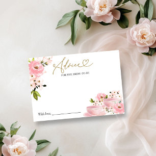 Invitation Conseil pour la fête de thé de mariée pour la cart