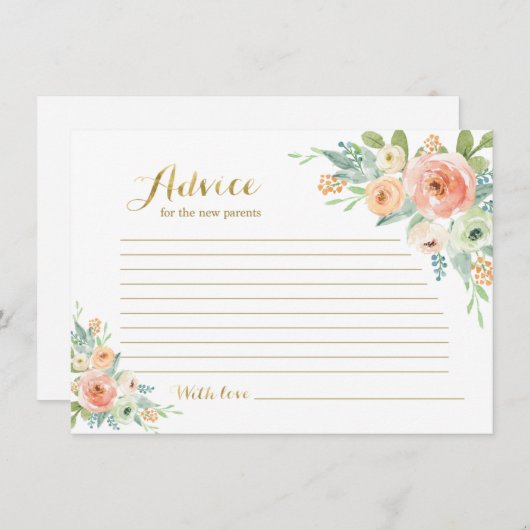 Invitation Conseil pour que la mère soit (Devant / Derrière)