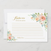 Invitation Conseil pour que la mère soit (Devant)