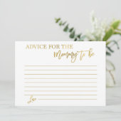 Invitation Conseil pour que la mère soit (Debout devant)