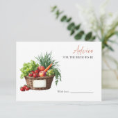 Invitation Conseil sur la Fête des mariées hors du marché pou (Debout devant)