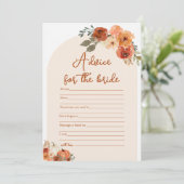 Invitation Conseils de citrouille automnale moderne boho pour (Debout devant)