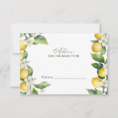 Invitation Conseils de Fête des mariées de Squeeze pour la ca (Devant)