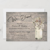 Invitation Conseils patinés avec Fleurs sauvages Nous avons E (Devant)