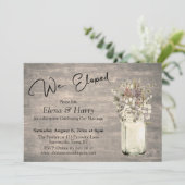 Invitation Conseils patinés avec Fleurs sauvages Nous avons E (Debout devant)