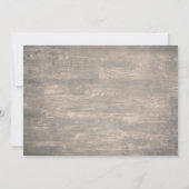 Invitation Conseils patinés avec Fleurs sauvages Nous avons E (Dos)