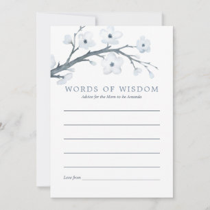 Invitation Conseils pour la future maman pour une Baby Shower
