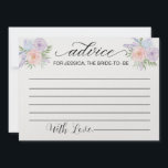 Invitation Conseils pour la mariée à être Fête des mariées -<br><div class="desc">Conseils pour la mariée à être Fête des mariées - Cartes de conseils</div>