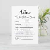 Invitation Conseils pour la robe de mariée des mariés (Debout devant)