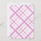 Invitation Conseils pour les mariés plaid violet (Dos)