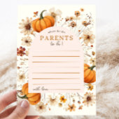 Invitation Conseils pour les parents pour une baby shower sur