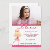 Invitation Considérant Ballet (Devant / Derrière)