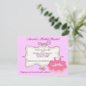 Invitation Considérant Ballet (Debout devant)