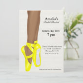 Invitation Considérant Ballet (Debout devant)