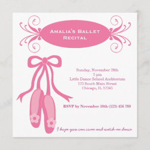 Invitation Considérant Ballet