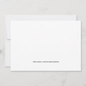 Invitation Considérant Ballet (Dos)