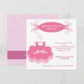 Invitation Considérant Ballet (Devant / Derrière)