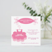 Invitation Considérant Ballet (Debout devant)