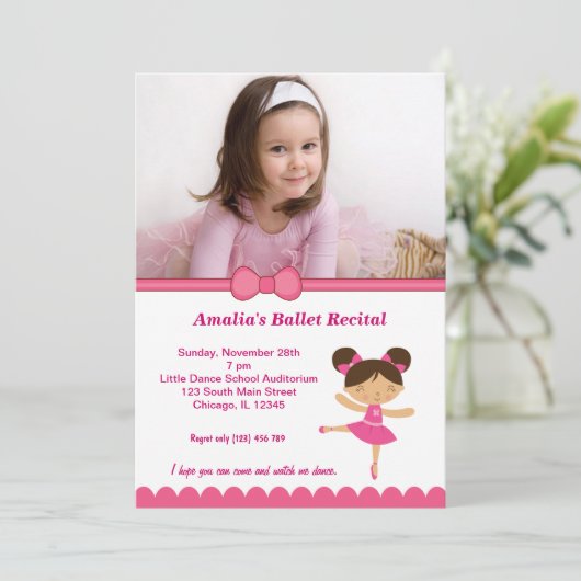 Invitation Considérant Ballet (Debout devant)