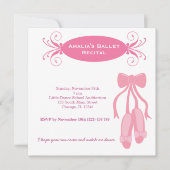 Invitation Considérant Ballet (Devant)