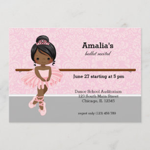 Invitation Considérant Ballet