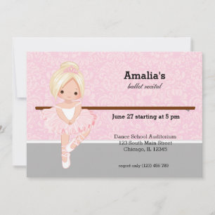 Invitation Considérant Ballet