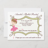 Invitation Considérant Ballet (Devant)