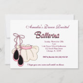 Invitation Considérant Danse (Devant)