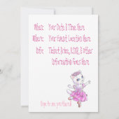 Invitation Considérant de ballet (Dos)