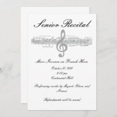 Invitation Considérant musique senior (Devant / Derrière)