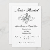 Invitation Considérant musique senior (Devant / Derrière)