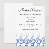 Invitation Considérant musique senior (Devant / Derrière)