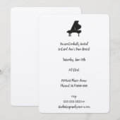 Invitation Considérant Piano (Devant / Derrière)