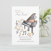 Invitation Considérant Piano (Debout devant)