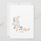 Invitation Considérant Piano (Dos)