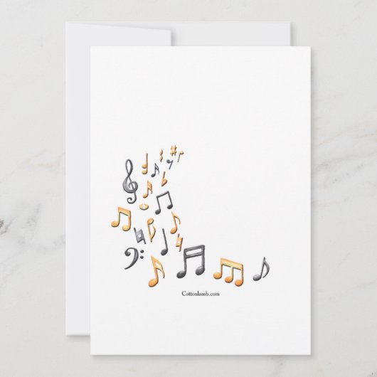 Invitation Considérant Piano (Dos)