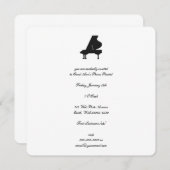 Invitation Considérant Piano (Devant / Derrière)