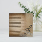 Invitation Considérant Piano (Debout devant)