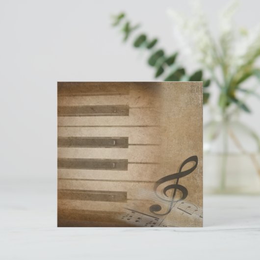 Invitation Considérant Piano (Debout devant)