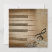 Invitation Considérant Piano (Devant)