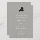 Invitation Considérant Piano (Devant / Derrière)