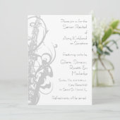 Invitation Considérant Saxophone (Debout devant)