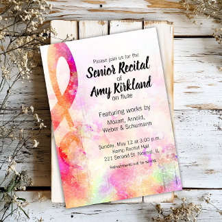 Invitation Considérant supérieur Aquarelle Arbre Clé