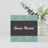 Invitation Considérant supérieur élégant (Debout devant)