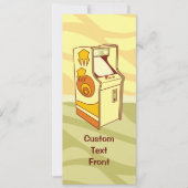 Invitation Console des jeux d'arcade (Devant)