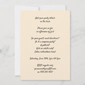 Invitation Constitution des États-Unis, Nous le peuple (Dos)